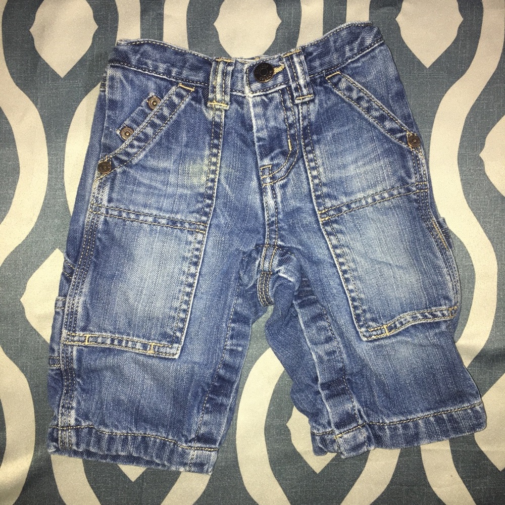 5/$25 baby Gap blue jeans size 3-6 Months
